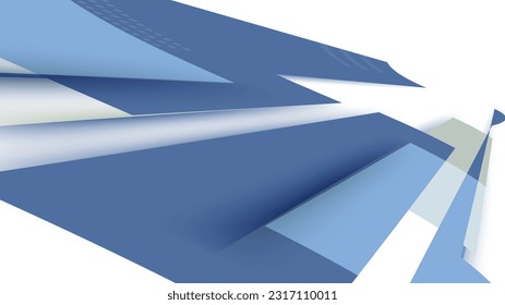 White geometrical background. Minimal concept vector illustration