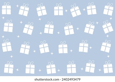 white gift box pattern background add texture to wrapping paper vector