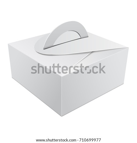 Download Стоковая векторная графика «White Gift Packaging Box ...