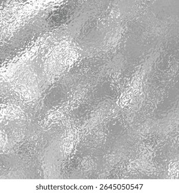 White glass background. Abstract metal or marble foil effect. Light gray frosted texture. Grey silver grainy pattern. Gradient matte stained glass surface. Vector illustration