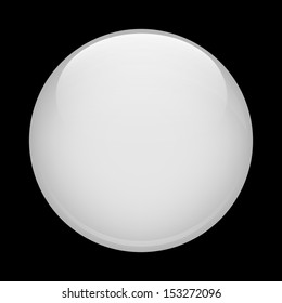 White glass sphere