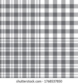 White Glen Plaid textured seamless pattern suitable for fashion textiles and graphics