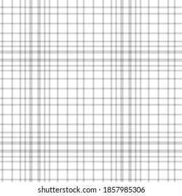 White Glen Plaid textured seamless pattern suitable for fashion textiles and graphics