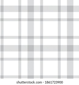 White Glen Plaid textured seamless pattern suitable for fashion textiles and graphics
