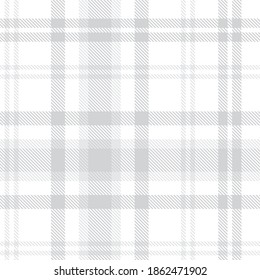 White Glen Plaid textured seamless pattern suitable for fashion textiles and graphics