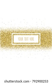 White Glitter Background with space for your text. Vector illustration EPS 10