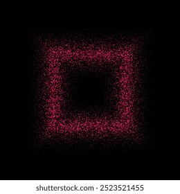 White glitter texture. Shiny sparkles on black background.