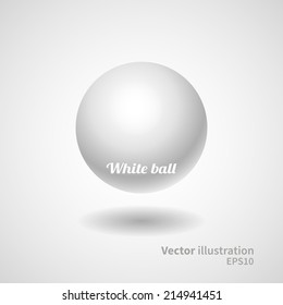 A white globe on a light background lighting for your design