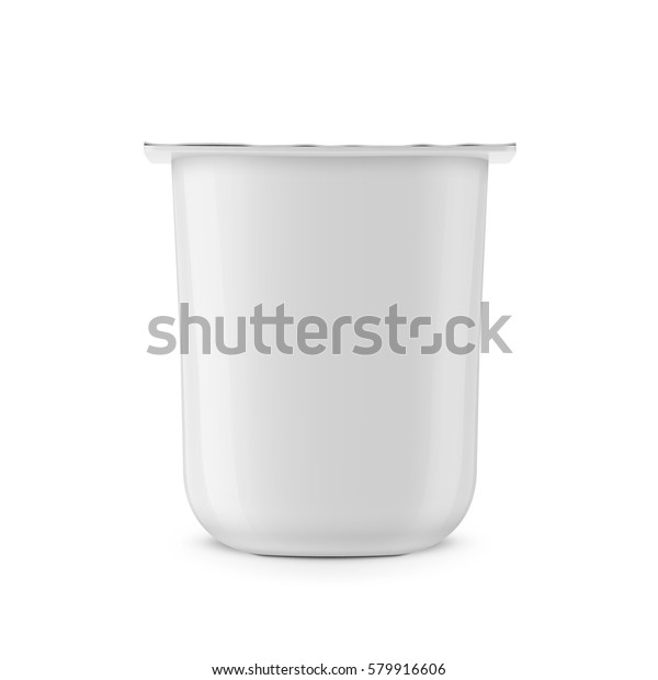 Download White Glossy Plastic Pot Foil Cover Stock Vector Royalty Free 579916606