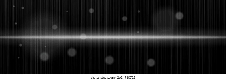 White glowing beam with flare, vertical motion lines, scattered orbs. Reflects pulse energy, high-speed signal, visual sound wave, digital impact.