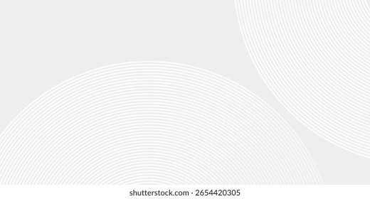 Líneas geométricas brillantes blancas sobre fondo gris. Moderno brillante abstracto simple moderno