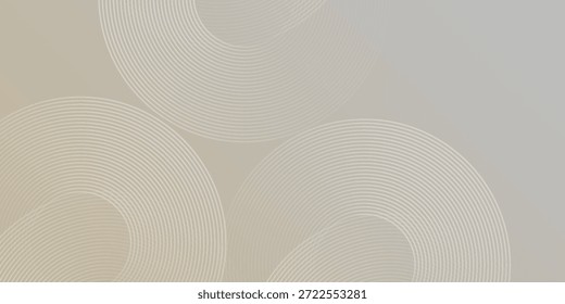 Líneas geométricas brillantes blancas sobre fondo de arte gris Ilustración moderna brillante de tecnología de patrón simple transparente geométrico