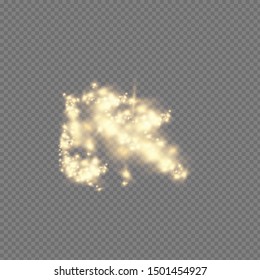 White glowing light burst explosion transparent. Vector illustration for cool effect decoration with ray sparkles. Bright star. Transparent shine gradient glitter, bright flare. Glare texture.