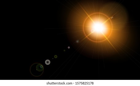 White glowing light burst explosion with transparent. Vector illustration for cool effect decoration with ray sparkles. Bright star. Transparent shine gradient glitter, bright flare. Glare texture.