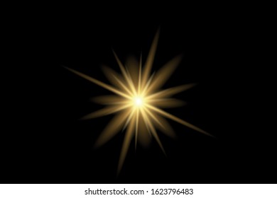 White glowing light burst explosion transparent. Vector illustration for cool effect decoration with ray sparkles. Bright star. Transparent shine gradient glitter, bright flare. Glare texture.