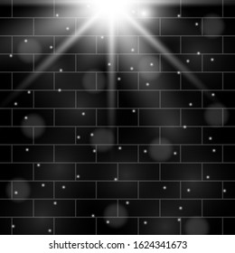 White glowing light burst explosion with transparent. Vector illustration for cool effect decoration with ray sparkles. Bright star. Transparent shine gradient glitter, bright flare.