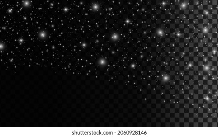 Weißes Licht brach Explosion mit transparenter Oberfläche aus. Vektorgrafik zur coolen Dekoration mit Strahlfunkeln. Heller Stern. Transparenter glänzender Farbverlauf-Glitter, heller Fackel. Glatte Textur.
