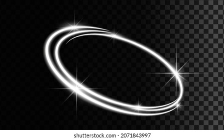 White glowing light burst explosion with transparent. Vector illustration for cool effect decoration with ray sparkles. Bright star. Transparent shine gradient glitter, bright flare. Glare texture.