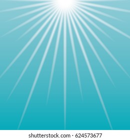 White glowing light burst explosion with transparent. Vector illustration for cool effect decoration with ray sparkles. Bright star. Transparent shine gradient glitter, bright flare. Glare texture.