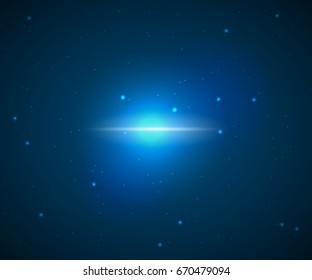 White glowing light burst explosion with transparent. Cosmic outbreak vector