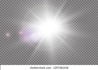 animated sun rays flash