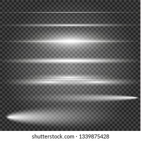 white glowing light explodes on a transparent background. Sparkling magical dust particles. Bright Star. Transparent shining sun, bright flash. Vector sparkles. To center a bright flash.