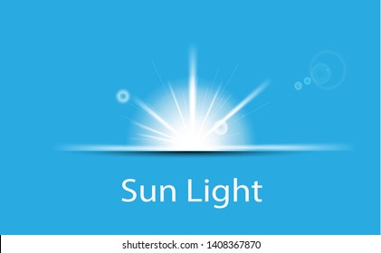 White glowing light explodes on a transparent background. Sparkling magical dust particles. Bright Star. Transparent shining sun, bright flash. Vector sparkles.