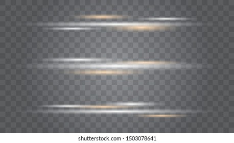 White glowing light explodes on a transparent background. Transparent Lens Flare. Futuristic Vibrant Glow for Game Design, Banner, Frame, Button
