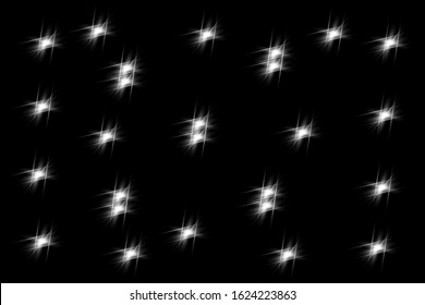 White glowing light explodes on a transparent background. Sparkling magical dust particles. Bright Star.