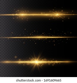 White glowing light explodes on a transparent background. Sparkling magical dust particles. Bright Star. Transparent shining sun, bright flash. Vector sparkles. To center a bright flash.