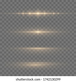 White glowing light explodes on a transparent background. Sparkling magical dust particles. Bright Star. Transparent shining sun, bright flash. Vector sparkles. To center a bright flash.