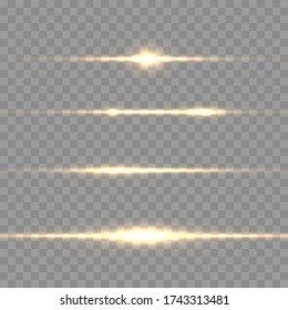 White glowing light explodes on a transparent background. Sparkling magical dust particles. Bright Star. Transparent shining sun, bright flash. Vector sparkles. To center a bright flash.