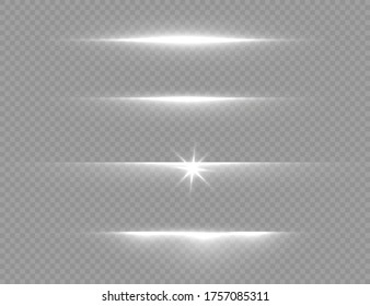 White glowing light explodes on a transparent background. Sparkling magical dust particles. Bright Star. Transparent shining sun, bright flash. Vector sparkles. To center a bright flash.