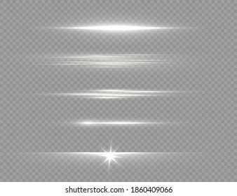 White glowing light explodes on a transparent background. Sparkling magical dust particles. Bright Star. Transparent shining sun, bright flash. Vector sparkles. To center a bright flash.