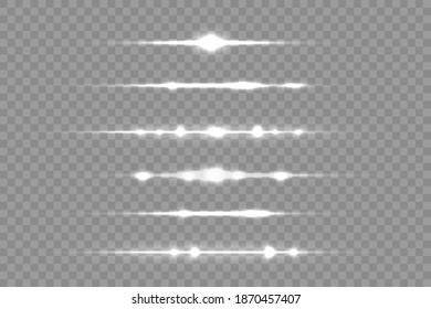 White glowing light explodes on a transparent background. Sparkling magical dust particles. Bright Star. Transparent shining sun, bright flash.  To center a bright flash.