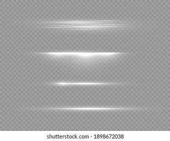 White glowing light explodes on a transparent background. Sparkling magical dust particles. Bright Star. Transparent shining sun, bright flash. Vector sparkles. To center a bright flash.