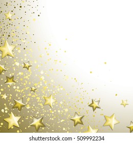 White and gold background full vector elements