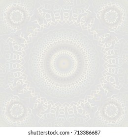 white gold color seamless background with floral design. vector illustration.