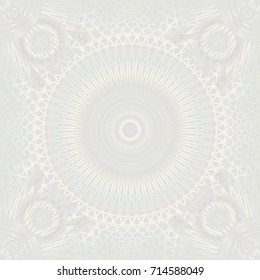 white gold color seamless background with floral design. vector illustration.