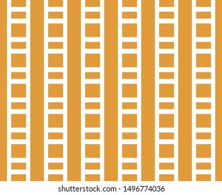 White and gold Construction geometric seamless pattern. Vector monochrome background for mobile app, web design, print materials, etc.