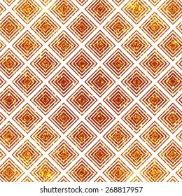 White and gold glitter pattern. Abstract geometric modern background. Vector illustration.Shiny backdrop. Texture of gold foil. 