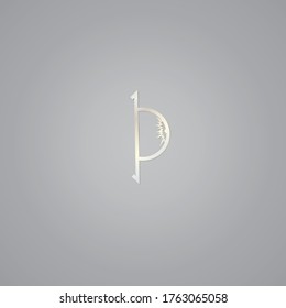 White gold line art sacral geometry gradient symbol icon in modern style. Can be used for fluent design poster, electronic music technology cover, ethnic jewellery concept, flyer, logo, t-shirt print.