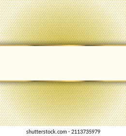 White and gold luxury background. Vector illustration.