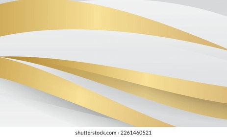 White gold luxury background vector