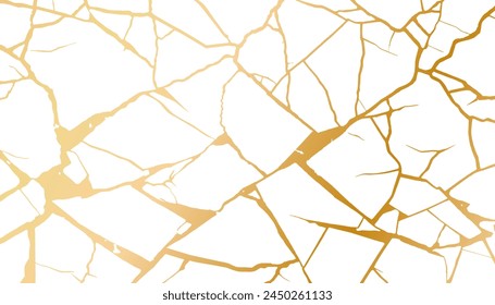 white and gold marble texture background. vector illustration.