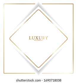 White and gold textile background