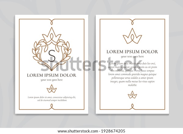 White and gold vintage greeting card design. Luxury\
vector ornament template. Great for invitation, flyer, menu,\
brochure, postcard, background, wallpaper, decoration, packaging or\
any desired idea.