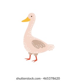 White Goose Walking