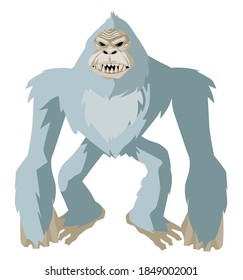 white gorilla monkey big foot creature