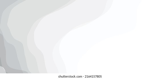 White gradient background blend wave. space design concept. Decorative web layout or poster, banner.